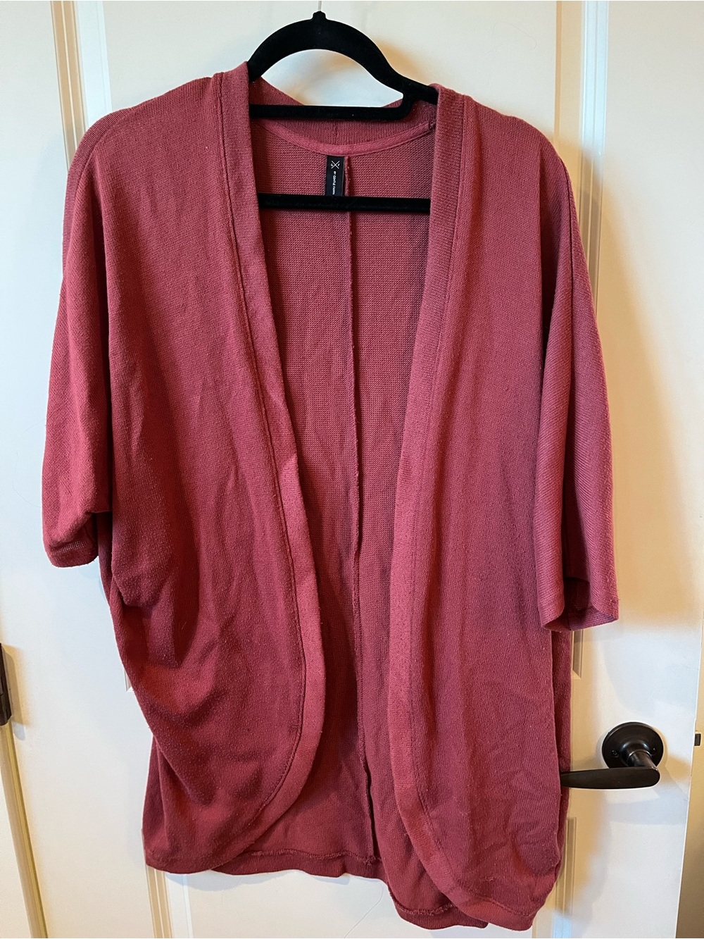 Gentle Fawn Open-Front Short-Sleeve Cardigan - Rose